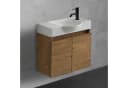 Alpenberger Badmöbel-Set Eiche 55 cm mit Softclose-Schrank Bild 2