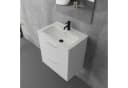 Vitra Badmöbel-Set mit Waschbecken und LED-Badspiegel Bild 3