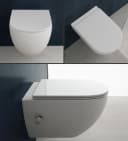 Alpenberger Dusch-WC Hänge WC mit Bidet Funktion Spülrandlos Bild 1