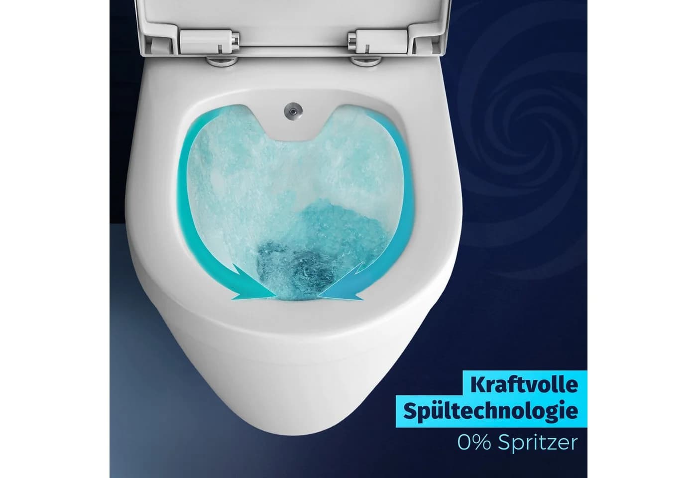 Alpenberger Dusch-WC Hänge WC mit Bidet Funktion Spülrandlos - Bild 4