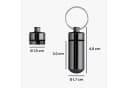 kwmobile Pillendose 2x Metall Aluminium Schraubverschluss Bild 5