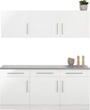 Wiho-Küchen Cali Komplettküche Weiß Grau 180cm Bild 2