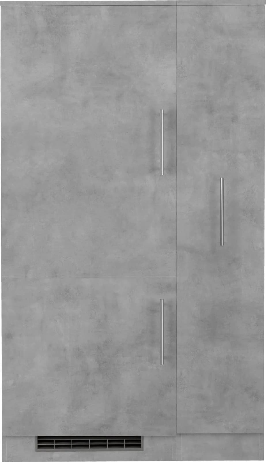 Wiho-Küchen Cali Modulküche Betonfarben Kühlmodul