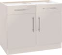 Wiho Küchen Unterschrank Cali 100 cm Beige Matt Bild 3