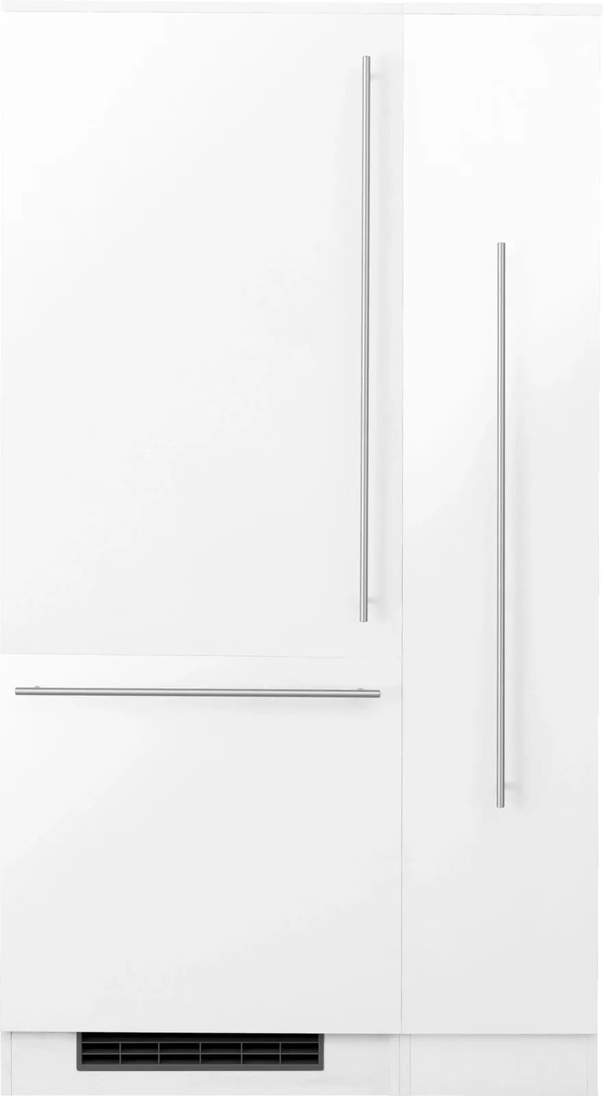 Wiho-Küchen Chicago Küche Weiß Glanz Modulküche mit Hochschrank