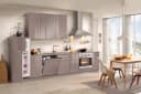 Wiho Küchen Hängeschrank Chicago Braun Trüffel Glanz 50cm Bild 1