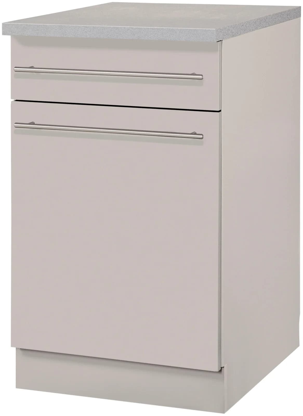 Wiho Küchen Unterschrank Chicago Beige Grau 60cm