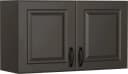 Wiho-Küchen Hängeschrank Erla Anthrazit 100 cm mit Kassettenfront Bild 2