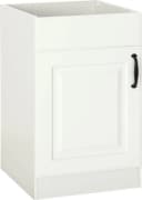 WIHO KÜCHEN Spülenschrank Erla Weiß Kassettenfront 50cm Bild 3