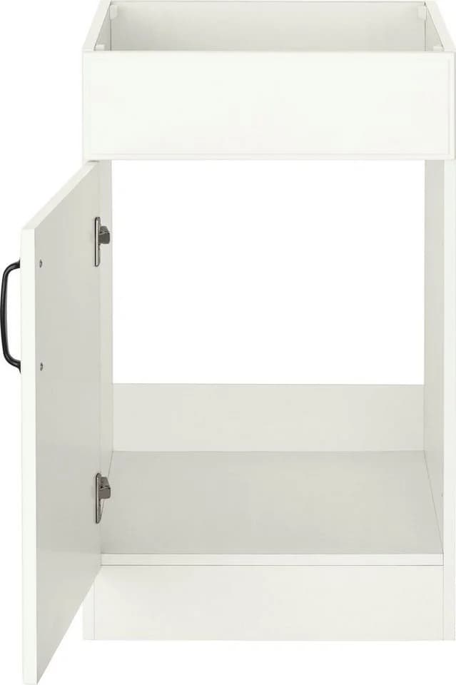 WIHO KÜCHEN Spülenschrank Erla Weiß Kassettenfront 50cm - Bild 4