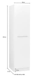 Wiho Küchen Seitenschrank Flexi2 Magnolia 50cm Bild 1