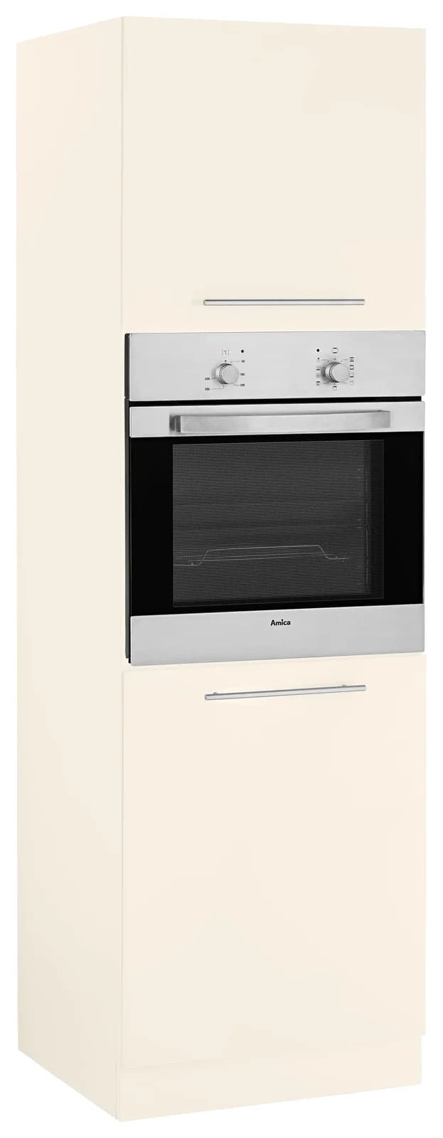 Wiho Küchen Backofenumbauschrank Flexi2 Magnolia 2 Türen