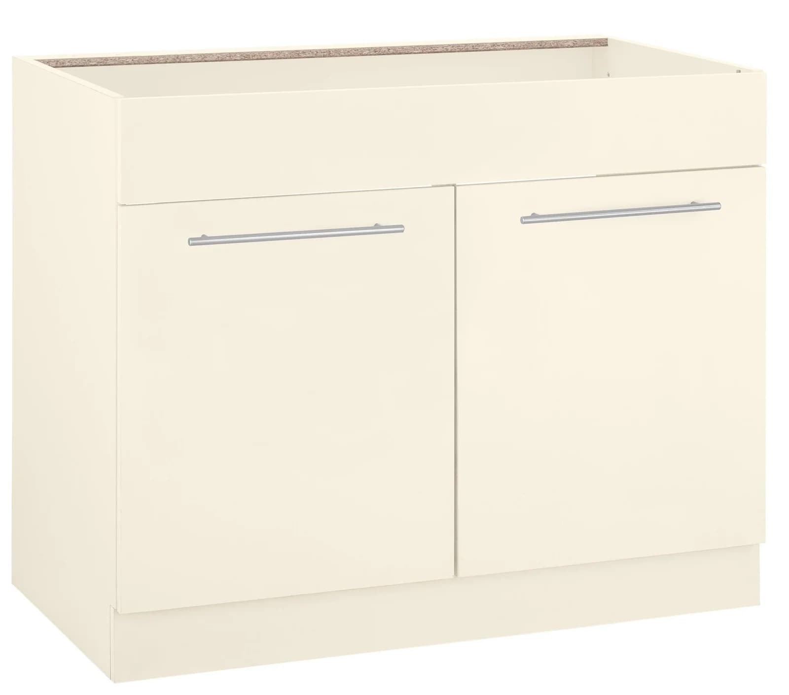 Wiho Küchen Spülenschrank Flexi2 Magnolia 100cm