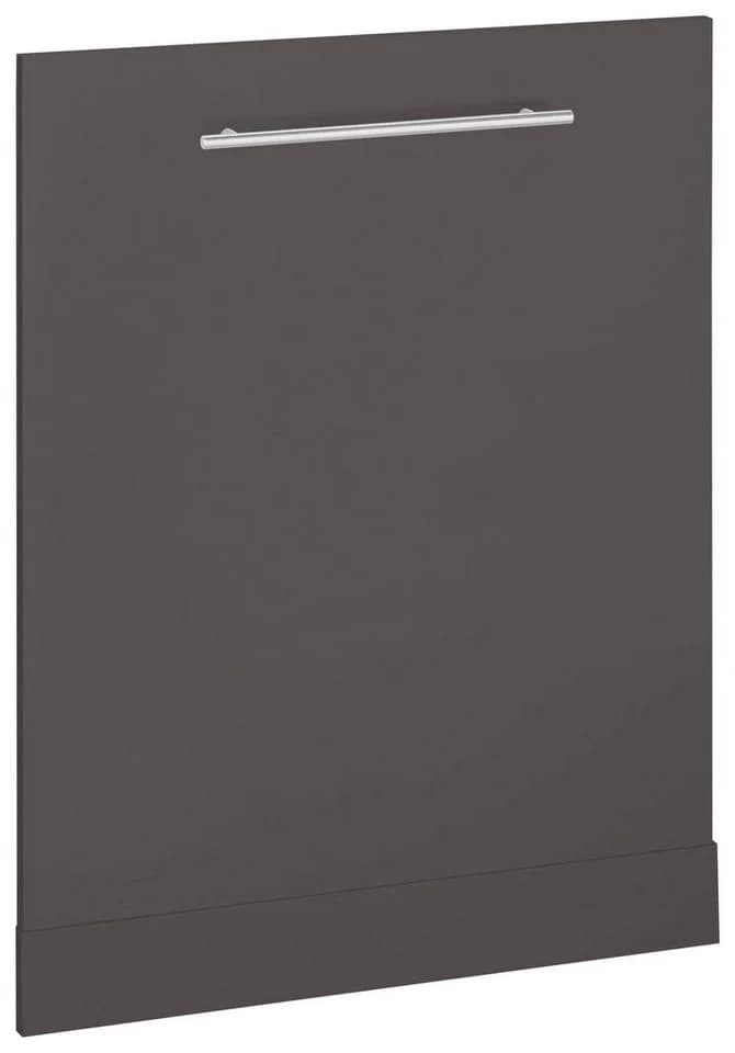 Wiho Küchen Frontblende Flexi2 Anthrazit für Geschirrspüler