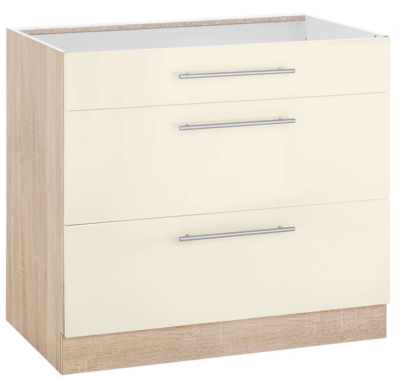 Wiho Küchen Unterschrank Flexi2 Magnolia Sonoma Eiche