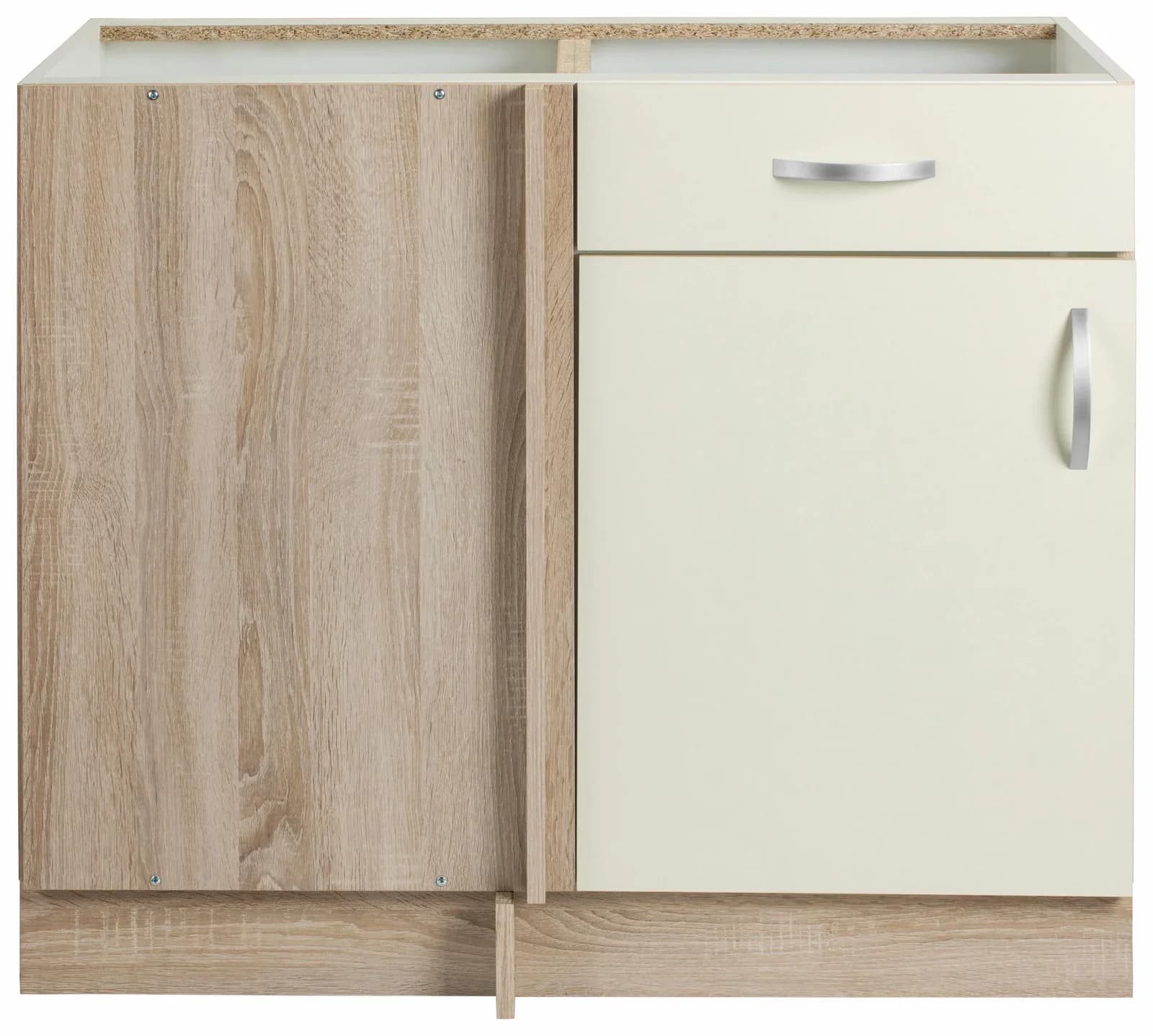 Wiho Küchen Unterschrank Flexi 100cm Magnolia Sonoma Eiche