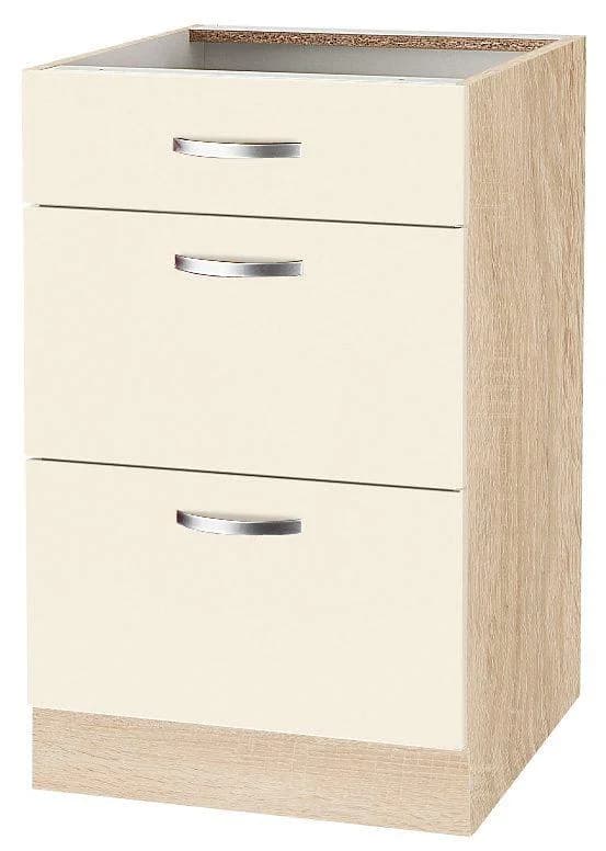 Wiho Küchen Unterschrank Flexi Magnolia Sonoma Eiche