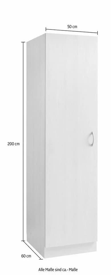 WIHO KÜCHEN Seitenschrank Kiel Weiß Matt 50cm Breite - Bild 2