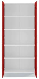 WIHO Küchen Mehrzweckschrank Kiel Burgund Grau 80cm Bild 1
