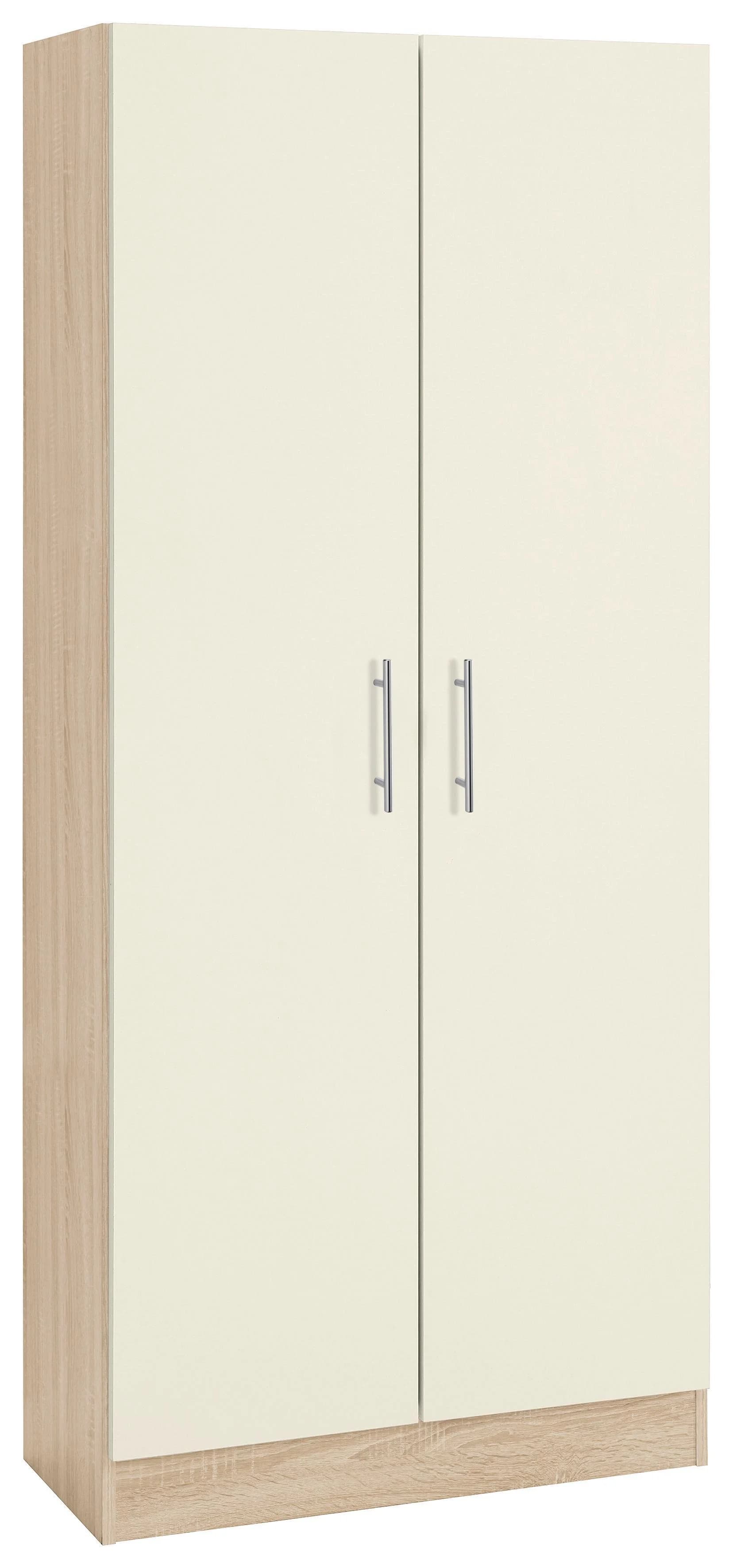 WIHO Küchen Mehrzweckschrank Kiel Beige Braun