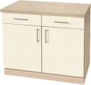 Wiho Küchen Unterschrank Kiel 100cm Magnolia Sonoma Eiche Bild 4