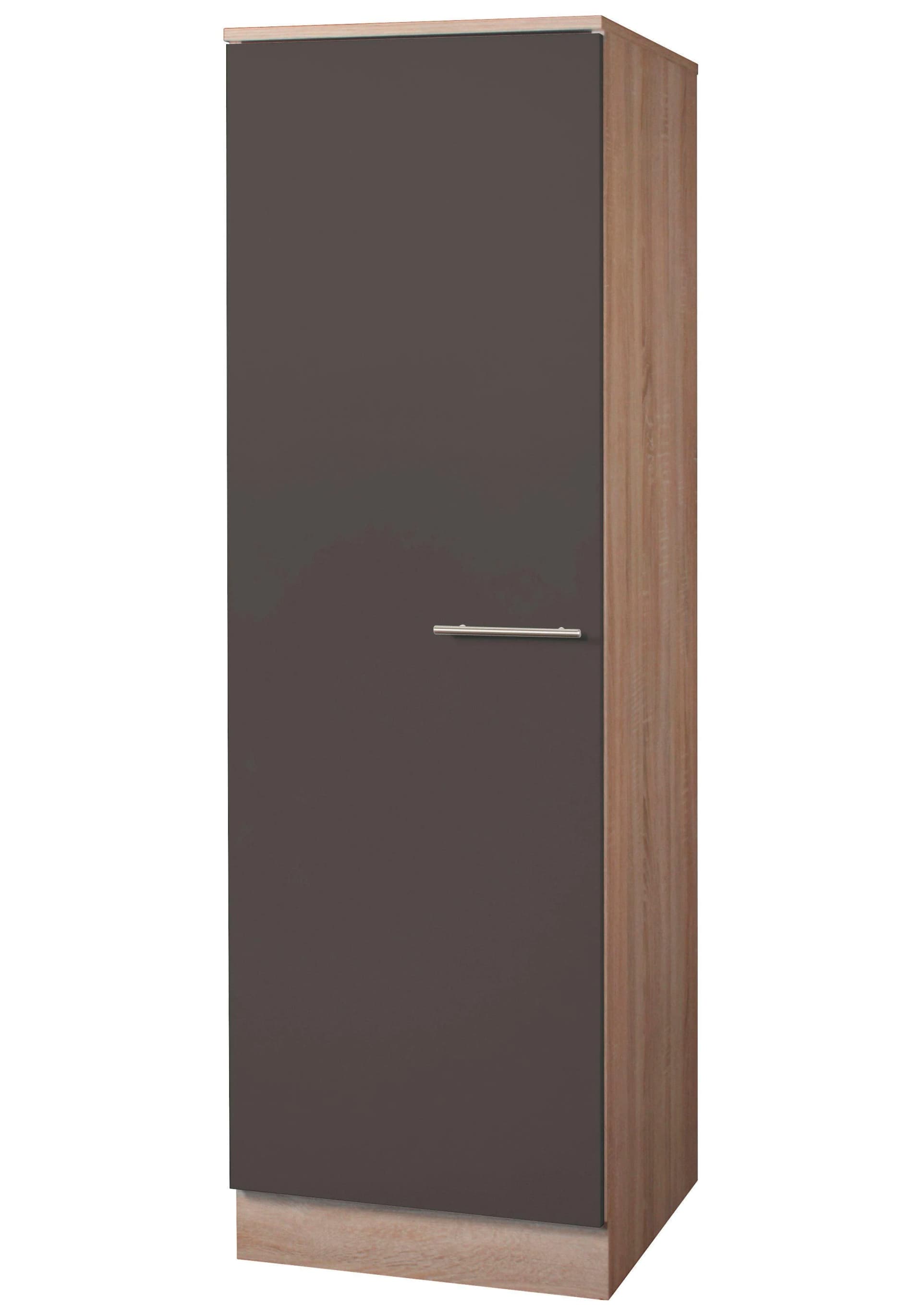 WIHO KÜCHEN Seitenschrank Montana Anthrazit Sonoma Eiche