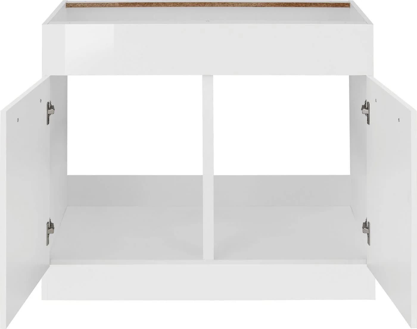 Wiho Küchen Spülenschrank Unna Weiß 100 cm Breite - Bild 4