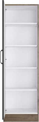 wiho Küchen Seitenschrank Elba Schwarz Eiche Braun Bild 3