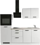 wiho Küchen Küchenzeile Compact 210cm Weiß Soft-Close Bild 2
