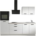 wiho Küchen Küchenzeile Compact Weiß 240 cm Soft-Close Bild 2