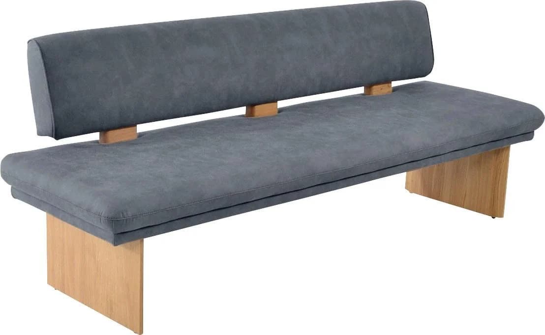 K+W Komfort & Wohnen Polsterbank Longbeach Blau Microfaser