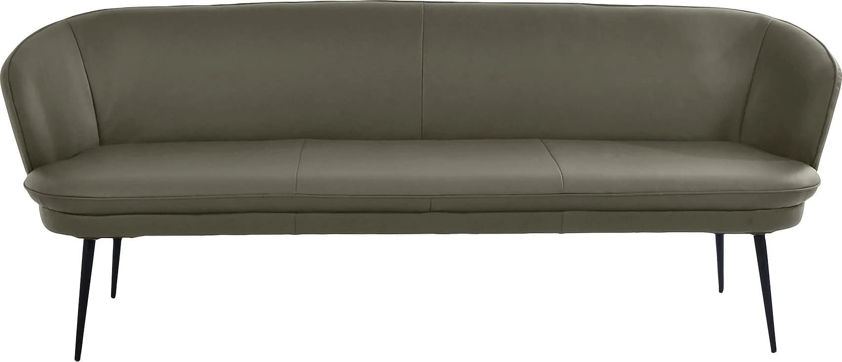 K+W Komfort & Wohnen Polsterbank ZOOM Beige Leder 3-Sitzer