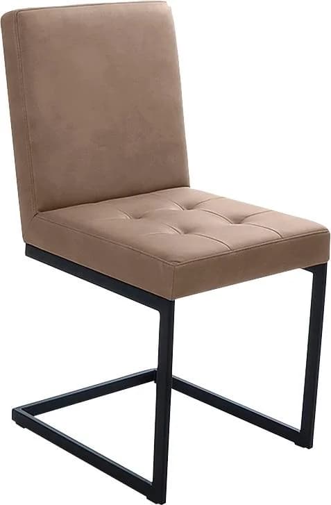 K+W Komfort & Wohnen Freischwinger Spider II Beige Microfaser