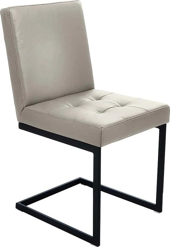 K+W Komfort & Wohnen Freischwinger Spider II Grau Leder