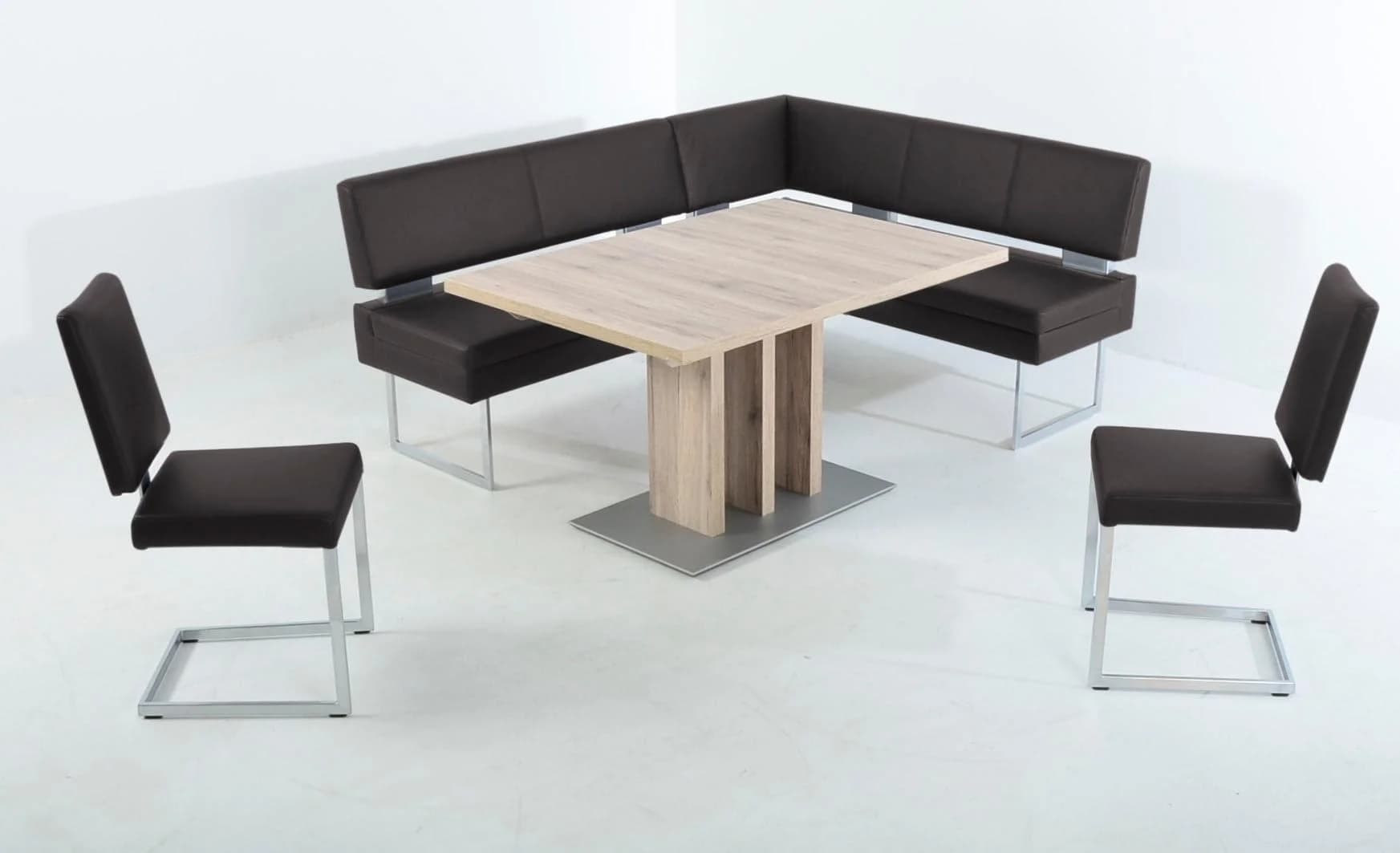 K+W Komfort & Wohnen Essgruppe Santiago Eckbank mit ausziehbarem Tisch