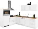 KOCHSTATION Winkelküche KS-Samos Weiß MDF Bild 2