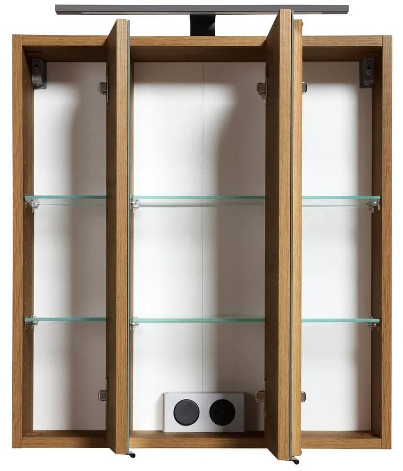 WELLTIME Spiegelschrank Trento 60cm mit LED & Steckdose - Bild 4