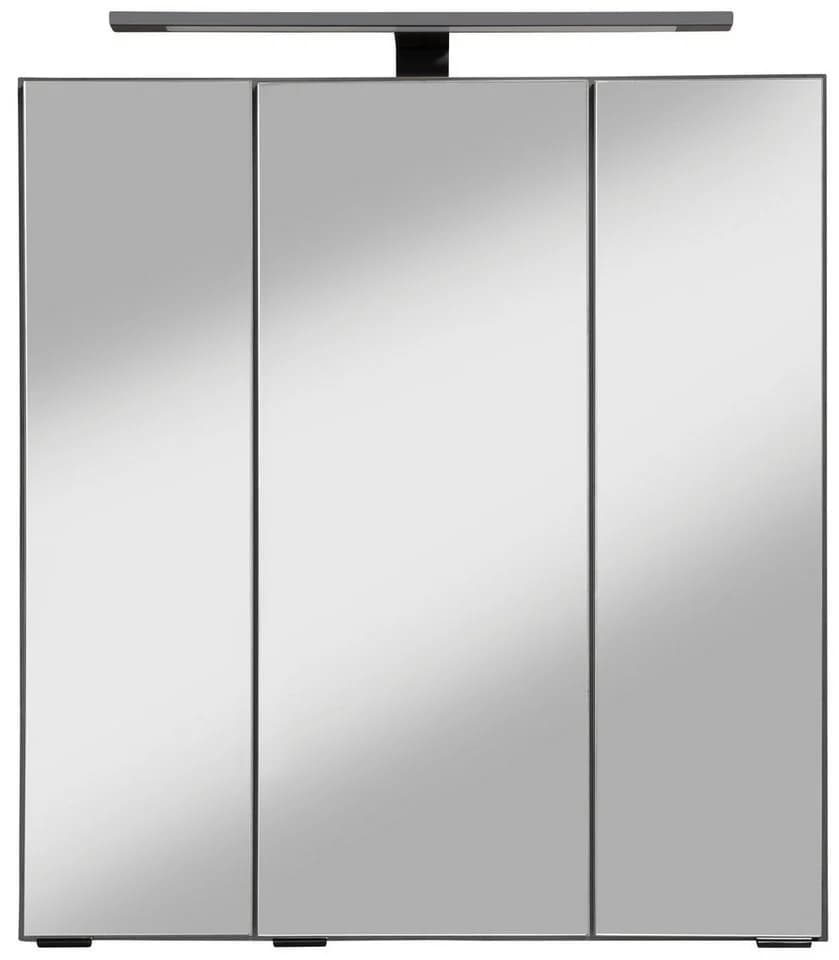 WELLTIME Spiegelschrank Trento Grau mit LED-Beleuchtung - Bild 2