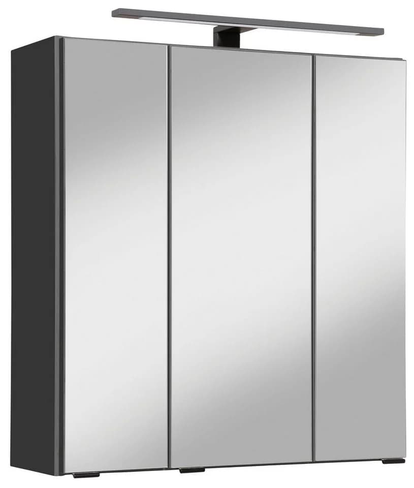 WELLTIME Spiegelschrank Trento Grau mit LED-Beleuchtung - Bild 3