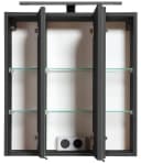 WELLTIME Spiegelschrank Trento Grau mit LED-Beleuchtung Bild 4