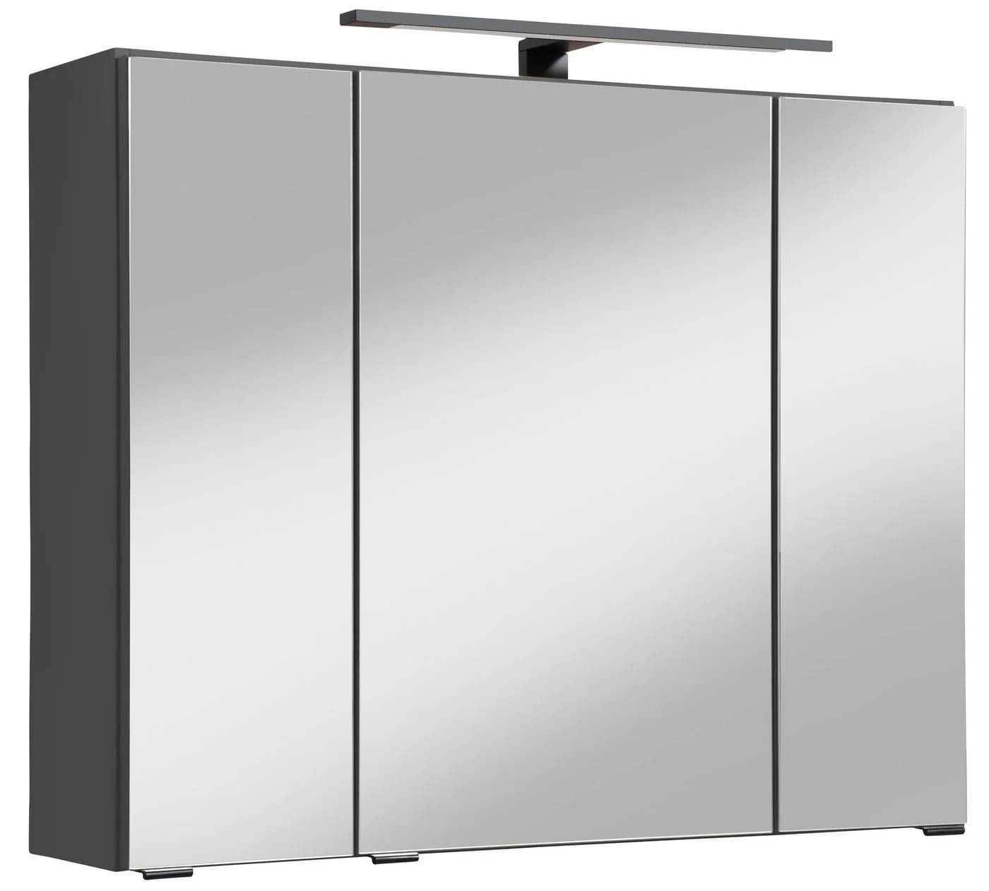 WELLTIME Spiegelschrank Trento Grau mit LED und Steckdose - Bild 2