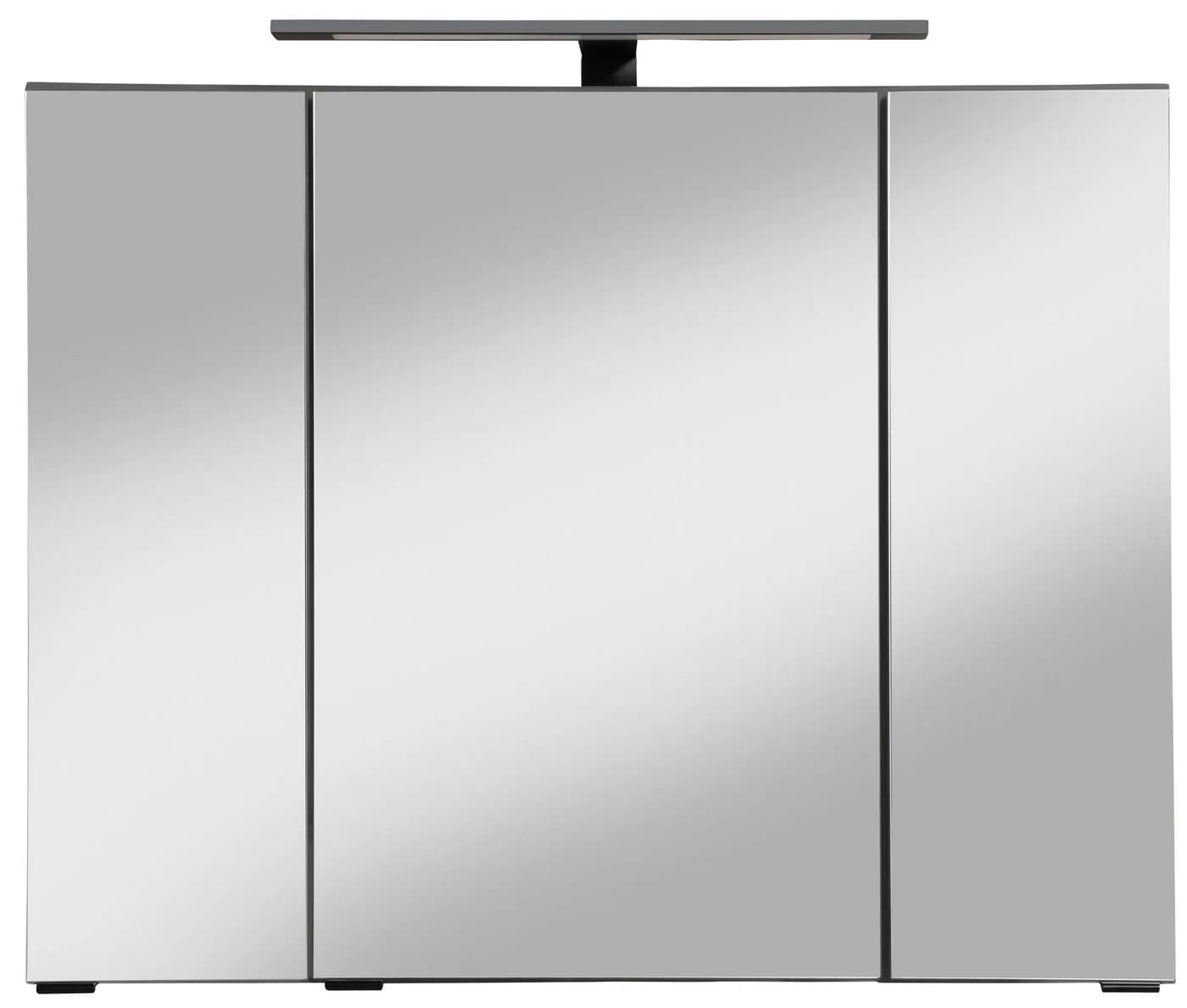 WELLTIME Spiegelschrank Trento Grau mit LED und Steckdose - Bild 3