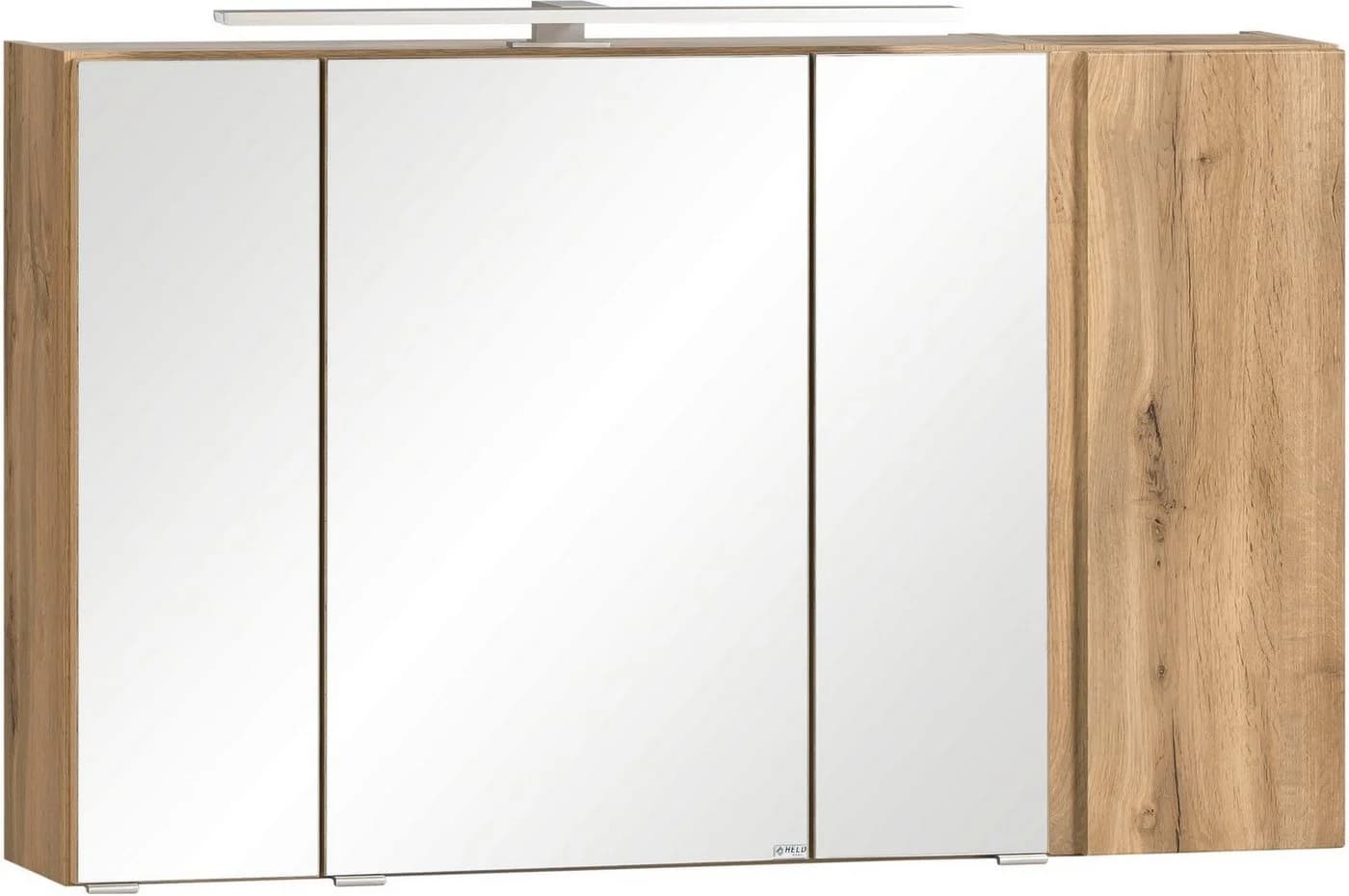 WELLTIME Badmöbel-Set Sölden Weiß Matt mit LED Spiegelschrank - Bild 5
