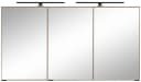 WELLTIME Spiegelschrank Trento 120cm mit LED und Spiegeltüren Bild 2