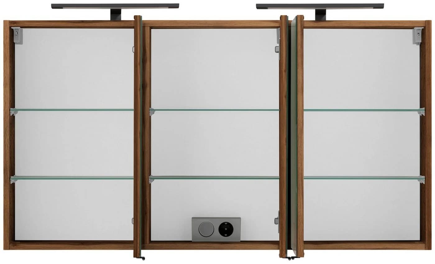 WELLTIME Spiegelschrank Trento 120cm mit LED und Spiegeltüren - Bild 4
