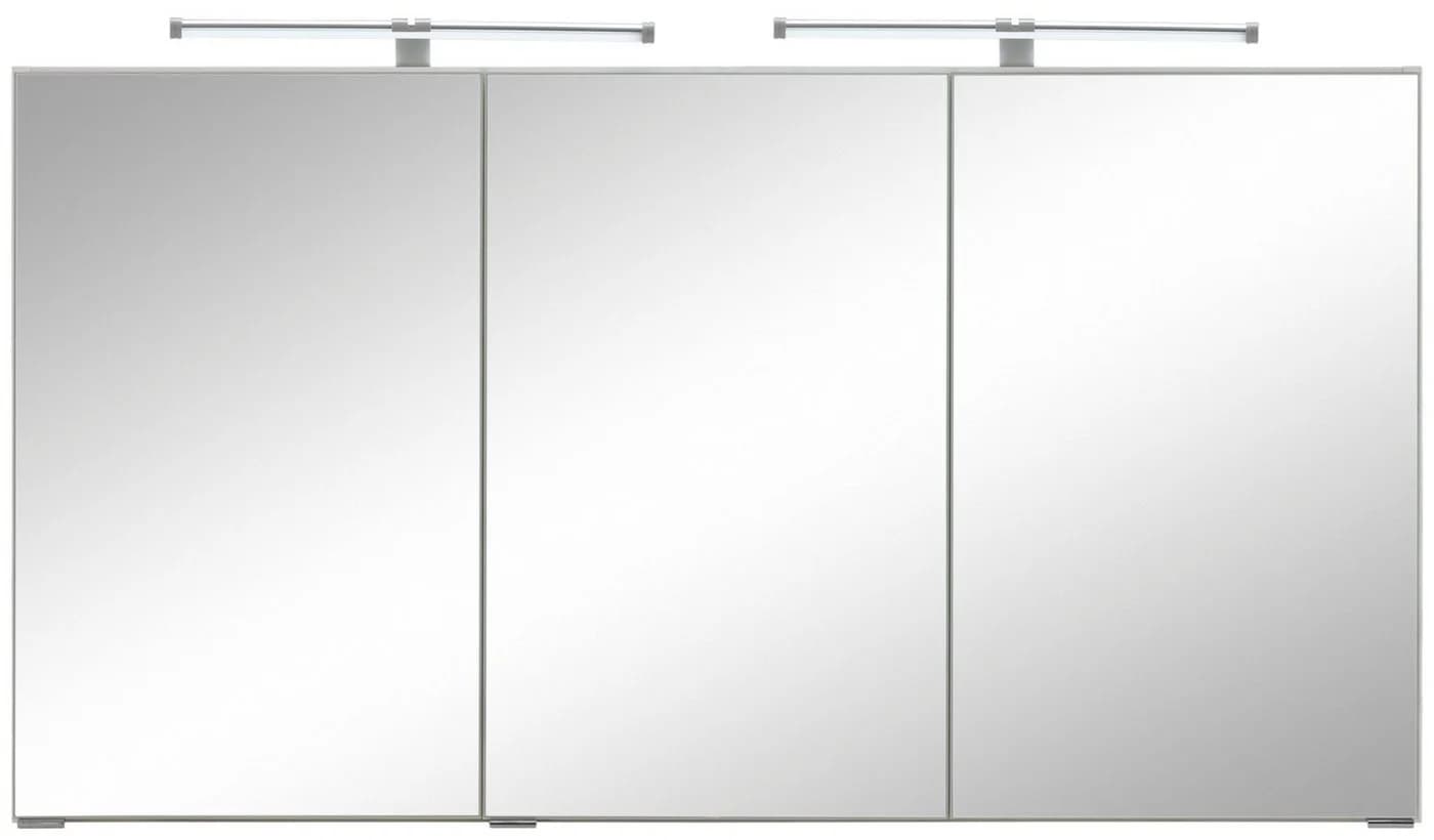 WELLTIME Spiegelschrank Trento Weiß mit LED und 3D-Spiegel - Bild 2