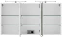 WELLTIME Spiegelschrank Trento Weiß mit LED und 3D-Spiegel Bild 4