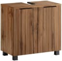 WELLTIME Trento Waschbeckenunterschrank 60cm wotaneiche Rille Bild 2