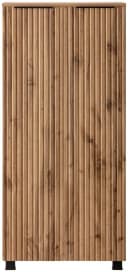 Midischrank WELLTIME Trento 60cm 2 Türen Wotaneiche Rille Bild 1
