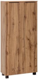 Midischrank WELLTIME Trento 60cm 2 Türen Wotaneiche Rille Bild 2